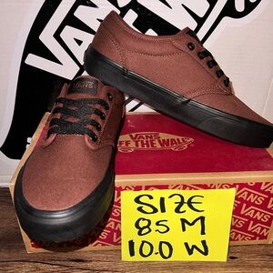 Vans Brown and Black Sneakers